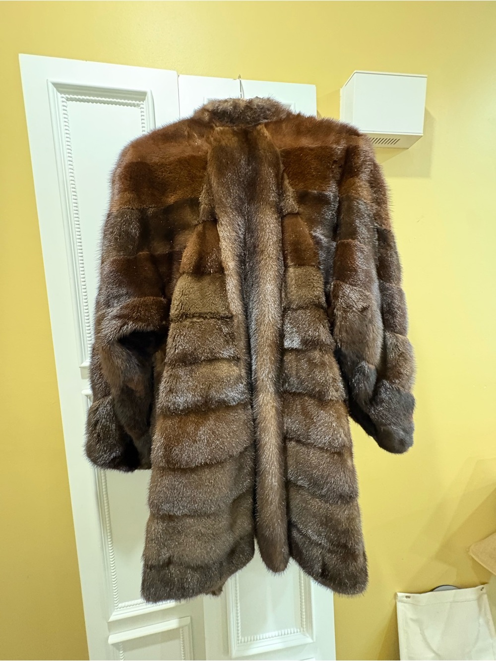 Luxury Brown Fur Coat - Women's Mink Outerwear